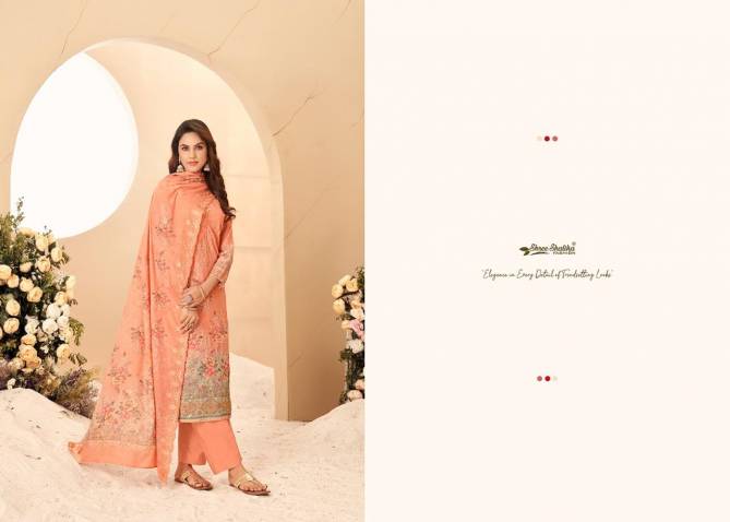 Mahajbeen Vol 6 By Shree Shalika Printed Embroidery Lawn Cotton Dress Material Wholesale Online
